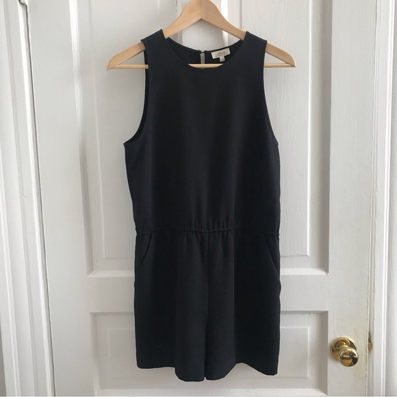 ARITZIA (Wilfred) | Black Rive romper - Picture 3 of 14